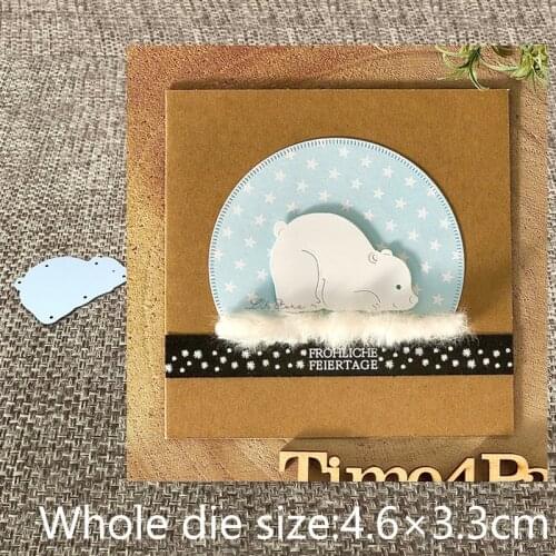 New Design Craft Metal stencil mold Cutting Dies lovely bear decoration scrapbook die cuts Album Paper Card Craft Embossing