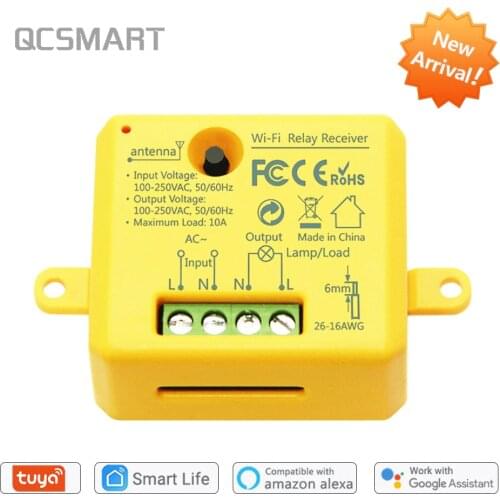 Tuya Smart Life WiFi Switch Socket Relay Module 10A Google Home, Alexa Echo DIY Smart home App Super Timing Remote Controlntrol