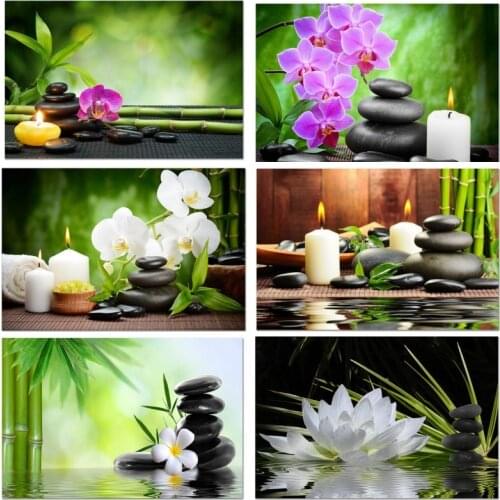 Zen Spa Still Life Canvas Wall Art Living room Bedroom Decor Pictures Art Cuadros Home Decor Canvas Posters Prints unframed