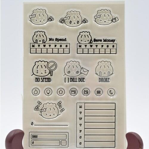 The Lovely snack DSC4721 Transparent Clear Silicone Stamp Seal for DIY scrapbooking photo album Decorative clear stamps