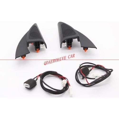 QDAEROHIVE triangle head tweeter speakers car tweeter audio trumpet speakers tweeter with wire for kia RIO and 2017 K2