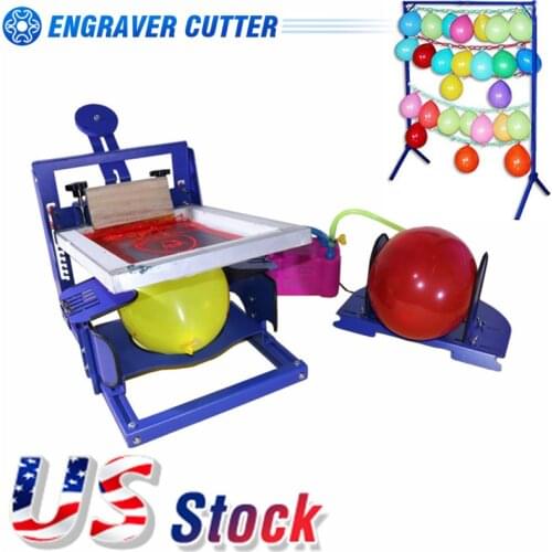 CALCA Manual Balloon Screen Printing Machine Kit for Wedding Party Baby Shower Christmas Birthday DIY Printer