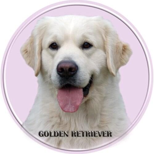 S40382# Various Sizes PVC Decal Golden Retriever Dog Pet Animal Car Sticker For Bumper Rear Window Laptop Refrigerator Toilet
