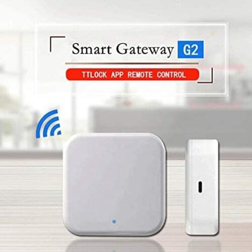 HFES Bluetooth Wifi Gateway Fingerprint Password Smart Electronic Door Lock Home Bridge Ttlock App Control Gateway Hub