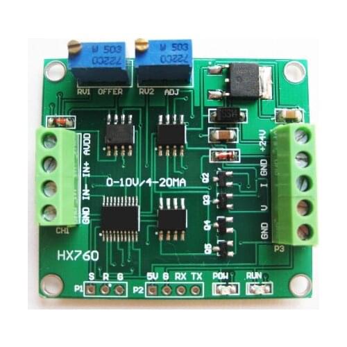 Load cell amplifier 4-20ma load cell transmitter 0-10v weight linear transducer
