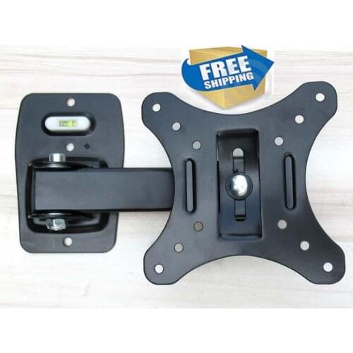 Free shipping) LCD-111 10"24" 30" tiltable full motion retractable swivel LED PLASMA tv wall vesa bracket mount