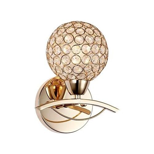 High quality Wall Lamp 1 Light Stainless And Wall Lamp 1 Light Stainless And Crystal Free shipping