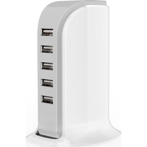 30W Quick Charger 3.0 5 USB Charger For iphone Samsung Tablet EU US Plug Wall Mobile Phone Charger Adapter Fast Charging