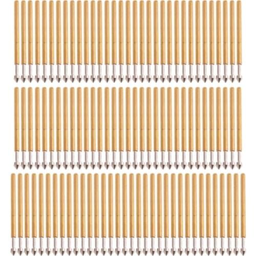 100 Pcs Spring Test Probe Pogo Pin P75-E2 Dia 1.3mm Length 16.5mm
