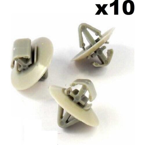10x Clips for Renault Trafic Traffic Side Moulding / Lower Protection Door Trim