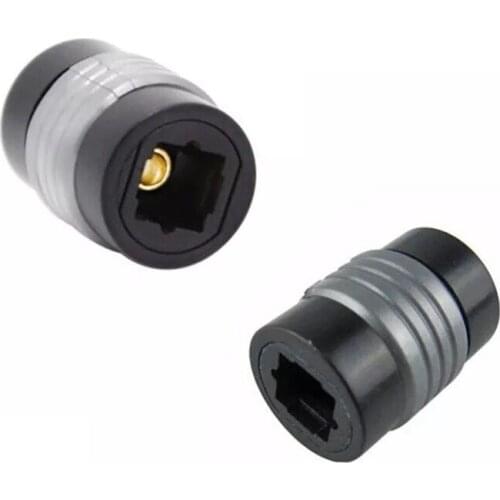 20pcs/lot Digital Optical Audio Female to Female Toslink Adapter Cable Connector Socket