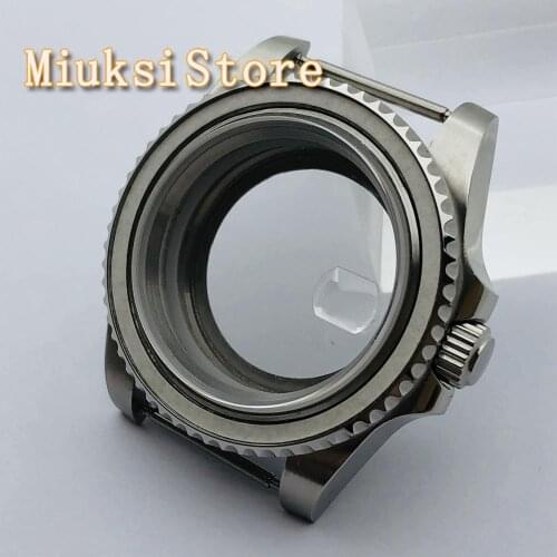 40mm sterile case transparent glass sapphire glass fit NH35 NH36 ETA 2836 Miyota 8205 8215 821A Mingzhu DG2813 3804 movement