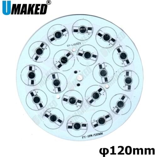 7w 9w 12w 15w 18w 120mm LED PCB , round shape aluminum plate base board, led panel board, DIY for floodlight