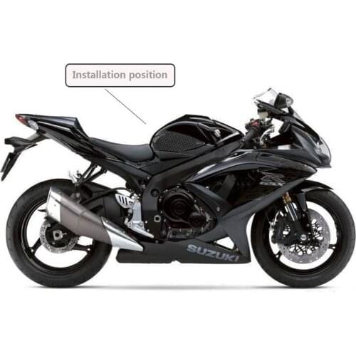 Motorcycle Accessories Tank Gas Pad Knee Fuel Side Grips Protector For Suzuki GSXR600 GSXR750 K9 K8 2008-2010