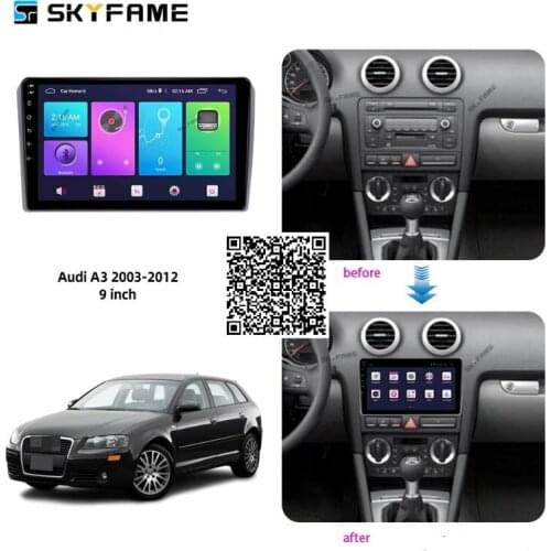 SKYFAME Car Radio Stereo For Audi A3 2004-2013 Android Multimedia System GPS Navigation DVD Player