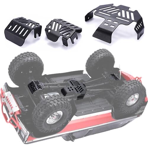 DJ 1/10 TRAXXAS TRX4 Chassis Armor Protection Scratch-resistant Defender Bronco Bottom Parts RC Car Accessories Armour-Protected