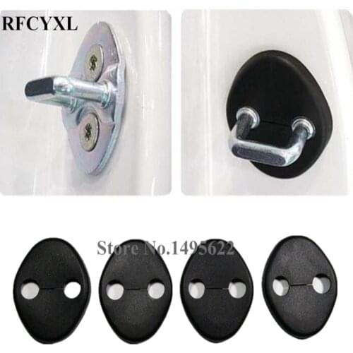 Car Door Lock Buckle Cover For Hyundai ix35 i30 Sonata Elantra 2011 2014 Special Modified Lock Cover Car Styling Accessories 4pc