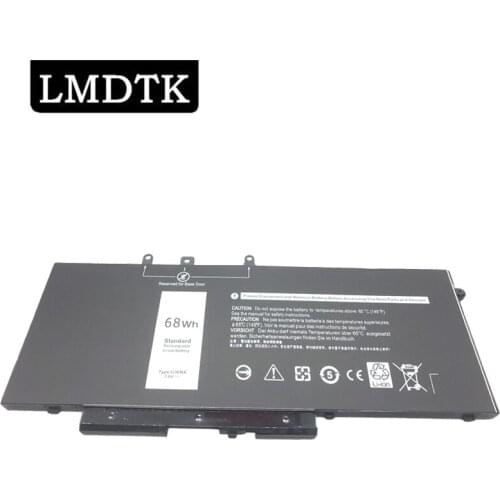 LMDTK New GJKNX Laptop Battery For Dell Latitude E5480 5580 5490 5590 Precision M3520 M3530 GD1JP 7.6V 68WH