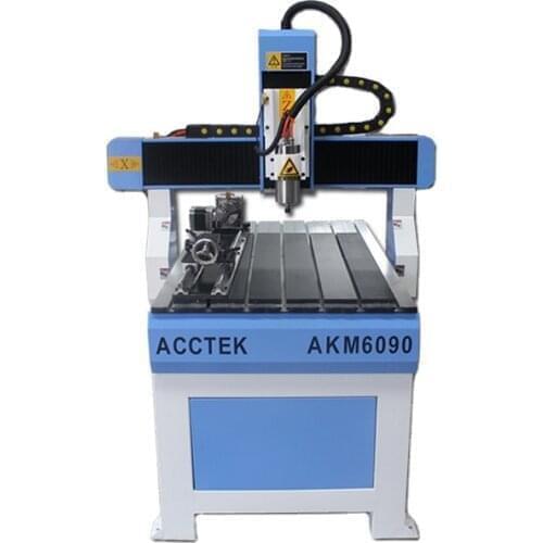 Mini Cnc Router Machine For Wood AKM6090 Frame 3 Axis Price