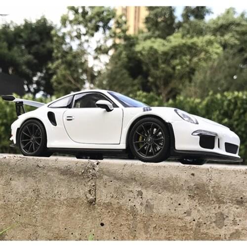 WELLY 1:24 2016 Porsche 911GT3 RS sports car simulation alloy car model crafts decoration collection toy tools gift