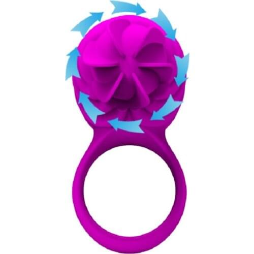 Pretty love 3 function fan spinning rotations silicone penis vibrator clitoris massager brush rechargable sex toys