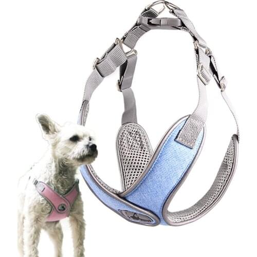 Dog Supplies Pet Chest Strap Traction Rope Breathable Reflective Vest Type Small and Medium Dog Collar