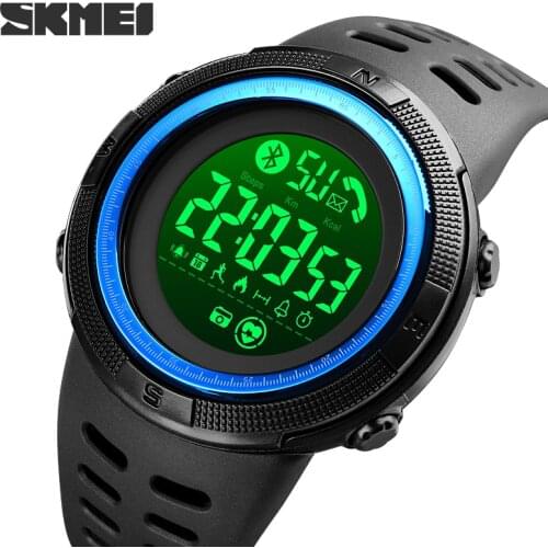 SKMEI Smartwatch Men Sport Digital Watches Bluetooth APP Remind Passometer Waterproof Smart Watch Bracelets Reloj inteligente