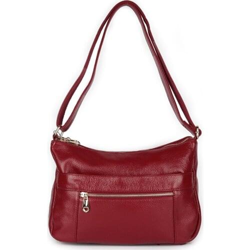 High Quality Boston Women Bag Genuine Leather Womens Handbags Simple Shoulder CrossBody Bags Lady Messenger Bags Women Feminina