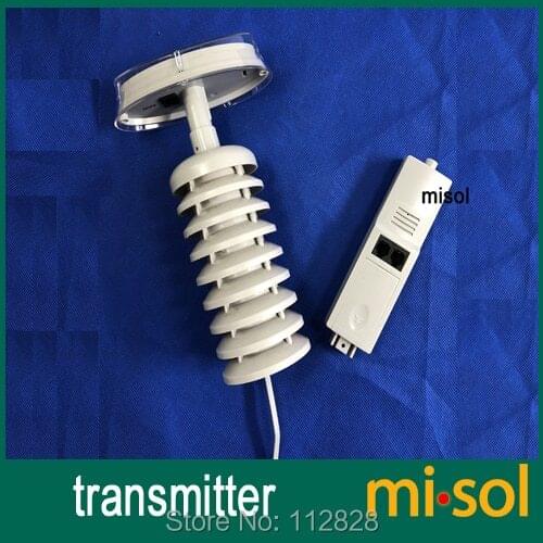 Spare part for weather station (Transmitter / thermo hygro sensor) 433Mhz, with solar panel