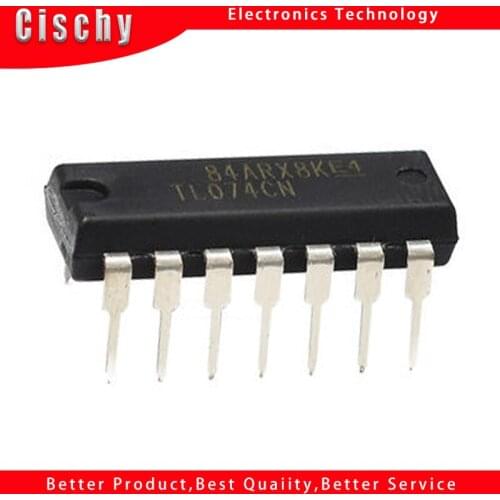 10PCS TL074CN DIP14 TL074 DIP 074CN DIP new and original IC