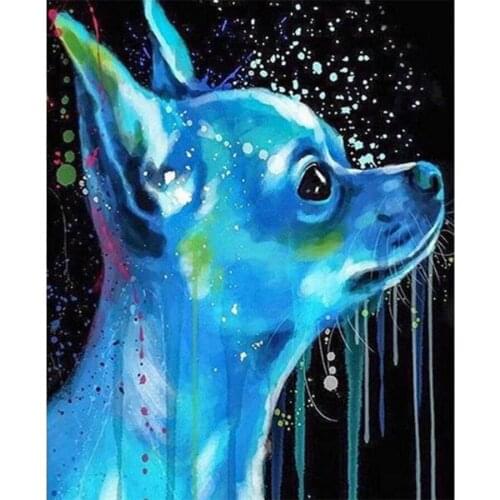 5d diy diamond Painting Chihuahua dog pet picture diamond mosaic rhinestone embroidery full square/round drill cross stitch Gift