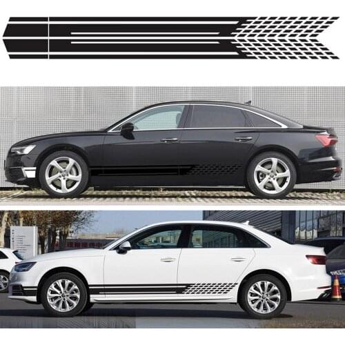 Car DIY Stripe Plaid Sticker Racing Line Car Auto Vinyl Film Body Sticker Universal Style For BMW for Honda for Toyota Dropship