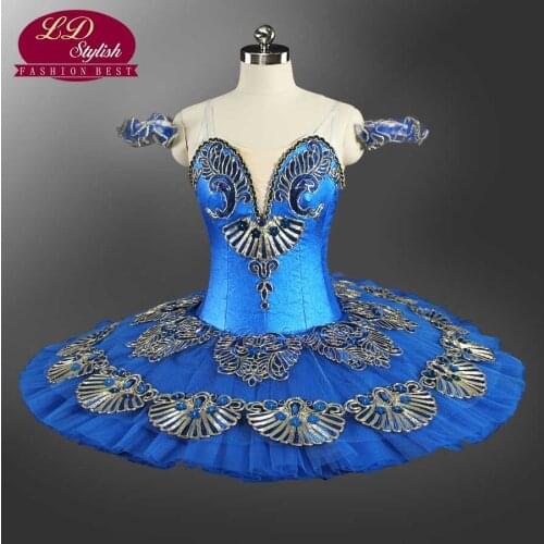 Blue Adult Blue Professional Ballet Tutu Dresses Costumes The YAGP Performance Competition Ballet Skirt Apperal Women Dancewear