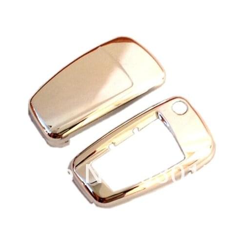 Silver Plated Chrome Remote Key Protection Case for Audi