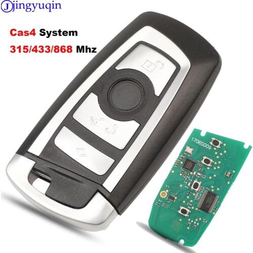 Jingyuqin CAS4 868/315/433mhz Car Remote Smart Key For BMW 1 3 5 7 Series CAS4 System Auto Vehichle Alarm Keyless Fob
