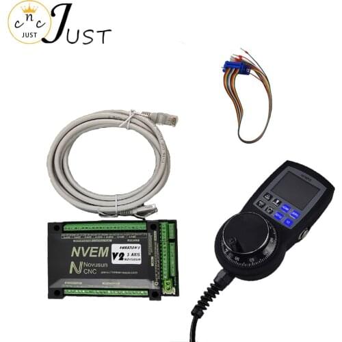 NVEM mach3 cnc controller 3/4/5/6 axis controller system cnc engraving machine kit 6 digital display electronic handwheel