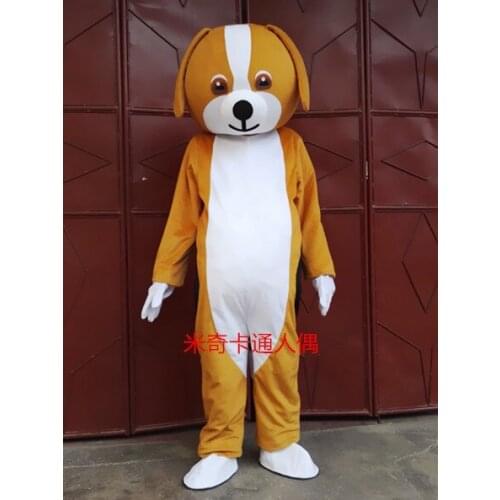 Dog Mascot Character Costume Fancy Dress Suit Cartoon Mascot Costume Cosplay Costumes Cartoon Dress