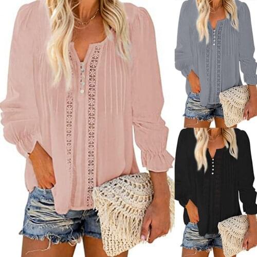 LINLING Black Blouses