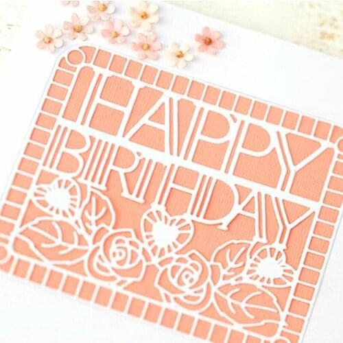 KSCRAFT Happy Birthday Metal Cutting Dies Stencils for DIY Scrapbooking/photo album Decorative Embossing DIY Paper Cards