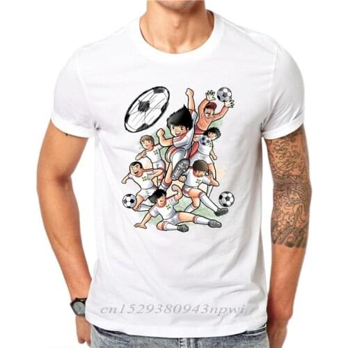 2020 new arrival Fashion Captain Tsubasa t shirt men Japanese Anime funny football t shirt men s Cosplay Costumes Kojiro top tee