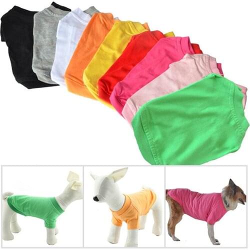 Pet Dog Clothes T-Shirt Dog Clothes for Samll to Large Dogs Cotton Vest Hoodie for Small Dogs Cats