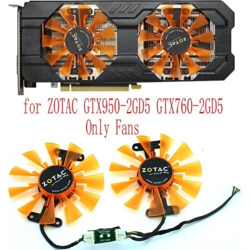 Original for ZOTAC GTX950-2GD5 GTX760-2GD5 Graphics Video Cooling Fan