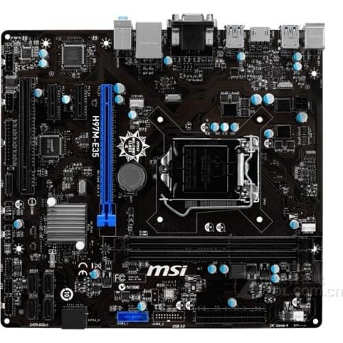 Original motherboard for MSI H97M-E35 H97 LGA 1150 DDR3 i3 i5 i7 DDR3 32G SATA3 USB3.0