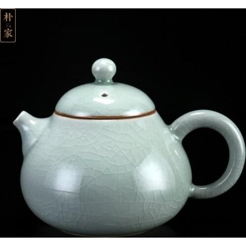 Size household gold silk Ru porcelain can raise the egg green of Northern Song Dynasty official kiln in Zhanggong Lane