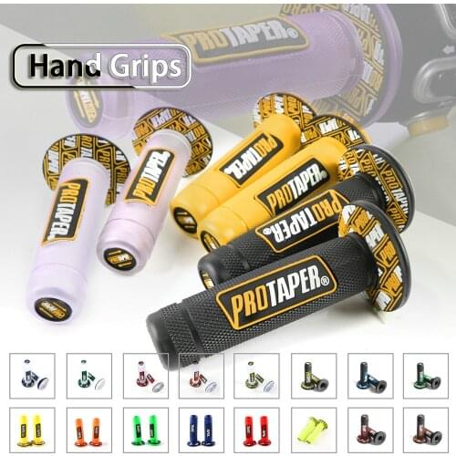 Handle Grip Pro taper Motorcycle High Quality Protaper Dirt Pit Bike Motocross 7/8" Handlebar Rubber Gel Hand Grips Brake Hands