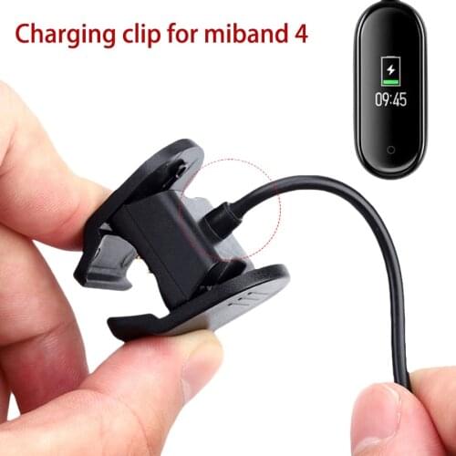 USB Chargers For Xiaomi Mi Band 4 Charger Clip Smart Band Wristband Bracelet Charging Clip Cable For MiBand 4 Charger Line