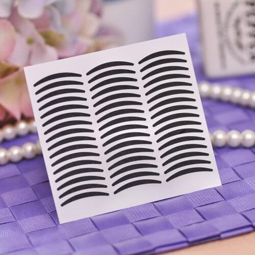 240 pcs/lot M Thick and Thin Black Stripe Makeup Eyeliner Eyelid Tape Stickers for Making Eyes Bigger with Eye Shadow SP-1005M