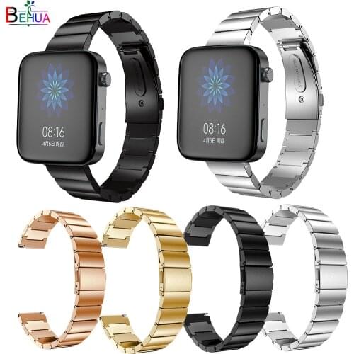 Stainless Steel Bracelet Wrist Strap For Xiaomi Smart Watch Replacement Strap For Xiaomi MI Watchwrist strap Wristbands