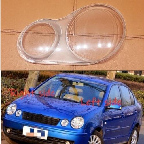 For Volkswagen Polo 2002 2003 2004 2005 Car Headlight cover Headlamp Lens Auto Shell Cover