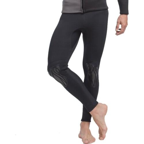 Sbart Men 3mm neoprene long pants Freediving swimsuit Split surf Warm stretch spearfishing Diving pants snorkel swimming pants